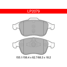 Delphi LP2079 Renault etujarrupalasarja