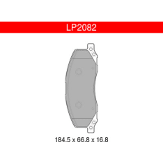 Delphi LP2082 Opel / Saab etujarrupalasarja