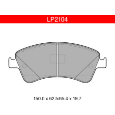 Delphi LP2104 Audi / Toyota etujarrupalasarja
