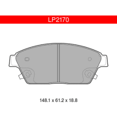 Delphi LP2170 Chevrolet / Opel Front Brake Pad Set
