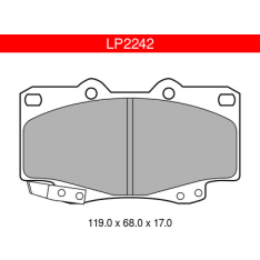 Delphi LP2242 Toyota etujarrupalasarja