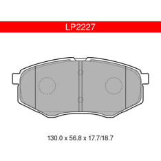 Delphi LP2227 Hyundai Front Brake Pad Set