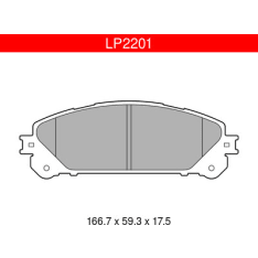 Delphi LP2201 Lexus / Toyota etujarrupalasarja