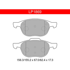 Delphi LP1869 Ford / Mazda / Volvo etujarrupalasarja