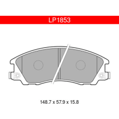 Delphi LP1853 Hyundai Front Brake Pad Set