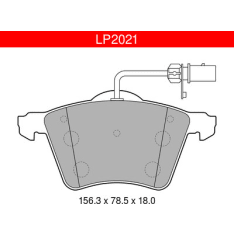 Delphi LP2021 Ford Seat VW etujarrupalasarja