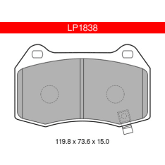 Delphi LP1838 Nissan Front Brake Pad Set