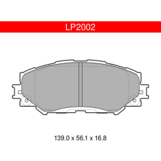 Delphi LP2002 Toyota Front Brake Pad Set