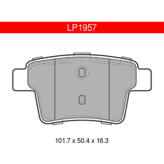 Delphi LP1957 Ford Jaguar proton rear brake pad kit