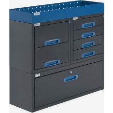 E-Flex 100x96cm Shelf and drawer unit
