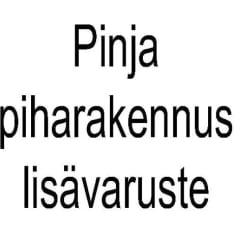 Pinja 19,2 m2 pihakatoksen pulpettikatto