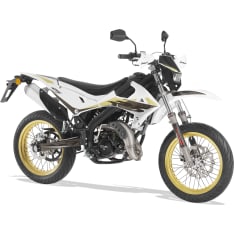 Drac Supermoto 50 RS Lightning LOW valkoinen mopo
