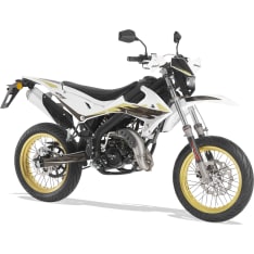 Drac Supermoto 50 RS Lightning valkoinen mopo