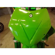 Kontio Motors Kids Cross Number plate green