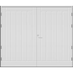 Kaski UO1 AO 25x21 white double garage door