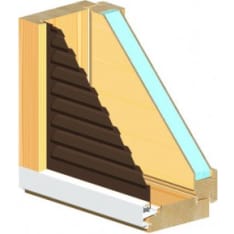 HR ikkunat MS 96 SK mökki-ikkuna tuuletusluukkku