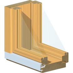 HR ikkunat MS 96 SK mökki-tuuletusikkuna