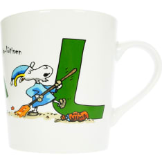 Herra Hakkarainen Alphabet L children's mug