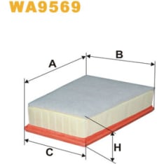 Wix Filters WA9569 Renault / Mercedes ilmansuodatin