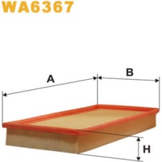 Wix Filters WA6367 Mitsubishi ilmansuodatin