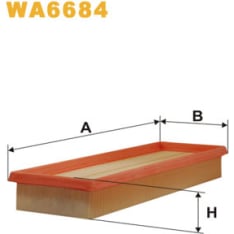 Wix Filters WA6684 Renault ilmansuodatin