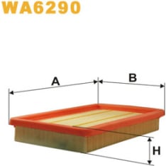 Wix Filters WA6290 Ford USA / Mazda ilmansuodatin