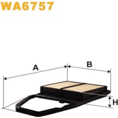 Wix Filters WA6757 ilmansuodatin