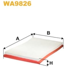 Wix Filters WA9826 Mercedes Vito/V-sarja ilmansuodatin