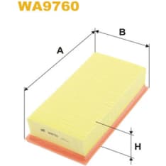 Wix Filters WA9760 Citroen / Opel / Peugeot ilmansuodatin