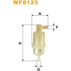 Wix Filters WF8125 polttoainesuodatin