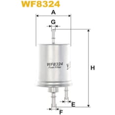 Wix Filters WF8324 polttoainesuodatin