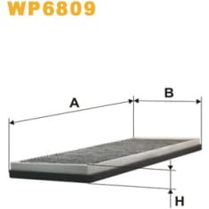 Wix Filters WP6809 raitisilmasuodatin