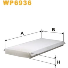 Wix Filters WP6936 raitisilmasuodatin