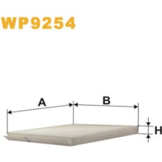 Wix Filters WP9254 raitisilmasuodatin