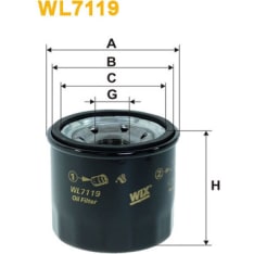 Wix Filters WL7119 öljynsuodatin