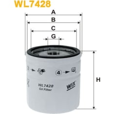 Wix Filters WL7428 öljynsuodatin