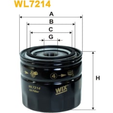 Wix Filters WL7214 öljynsuodatin