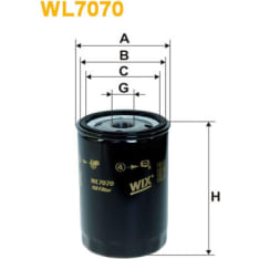 Wix Filters WL7070 öljynsuodatin