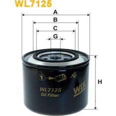 Wix Filters WL7125 öljynsuodatin