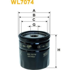 Wix Filters WL7074 öljynsuodatin