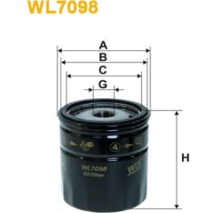Wix Filters WL7098 öljynsuodatin