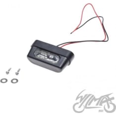 WM Universal Chrome license plate light