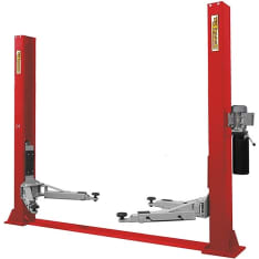 SteyrTek 2-pillar lift ST-40-2DUS 230V With one-hand mechanical safety lock