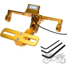 WM Universal yellow License plate holder