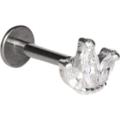 Silver Wave ER041 cartilage/bracelet