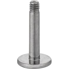 Silver Wave 6mm replacement stem cartilage/tragus jewelry
