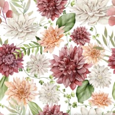 Digiprint Dahlia Kvist 150 cm tricot fabric