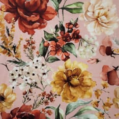 Digiprint Viva blomma 150 cm trikookangas