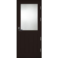 Kaskipuu PO4 M12 9x21/oikea u-arvo 1, tummanruskea parvekeovi