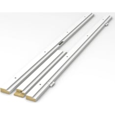 Swedoor 92mm 20 high white wet room frame package